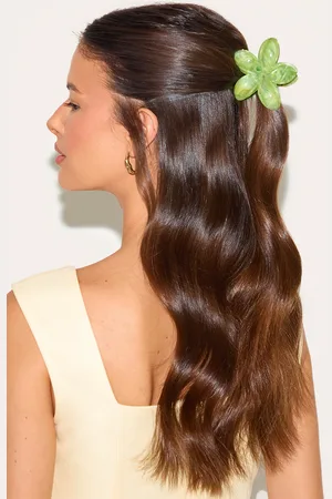 PRETTYLITTLETHING Lime Lily Flower Hair Clip