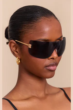 PRETTYLITTLETHING Wrap Around Oversized Visor Sunglasses