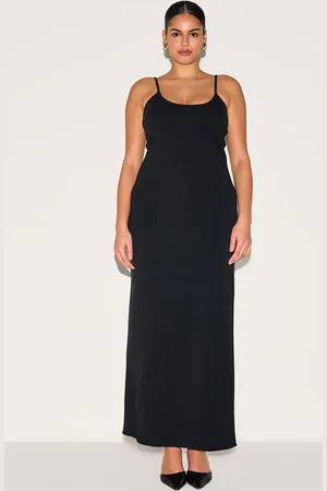 PRETTYLITTLETHING Plus Strappy Modal Maxi Dress