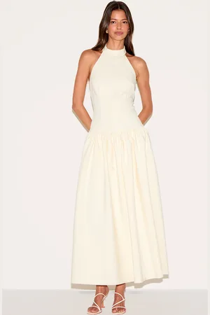PRETTYLITTLETHING Tailored High Neck Midaxi Dress