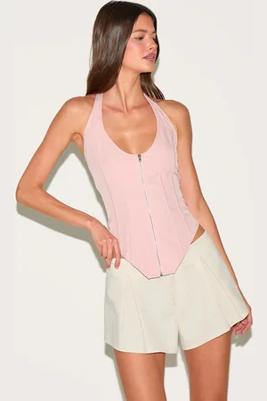 PRETTYLITTLETHING Boned Dip Hem Corset