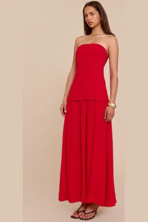 PRETTYLITTLETHING Bandeau Long Line Maxi Dress
