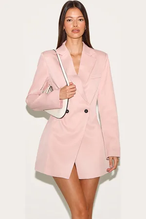 PRETTYLITTLETHING Baby Woven Cinched Waist Blazer