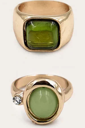 PRETTYLITTLETHING Resin Ring Multi-pack