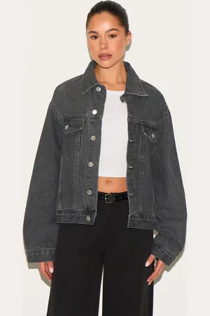 PRETTYLITTLETHING Oversized Classic Denim Jacket