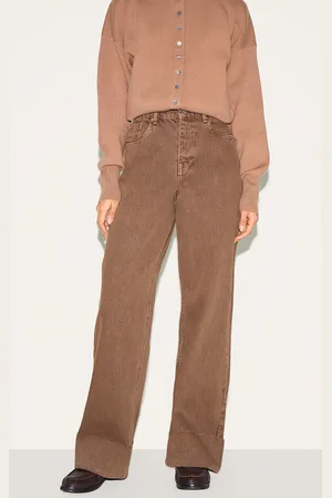 PRETTYLITTLETHING Turn Up Hem Jeans