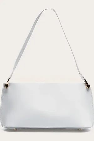 PRETTYLITTLETHING Matte Shoulder Teardrop Strap Bag