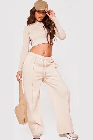 PRETTYLITTLETHING Petite Stone Seam Detail Joggers