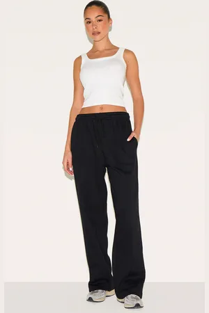 PRETTYLITTLETHING Wide Leg Seam Detail Joggers