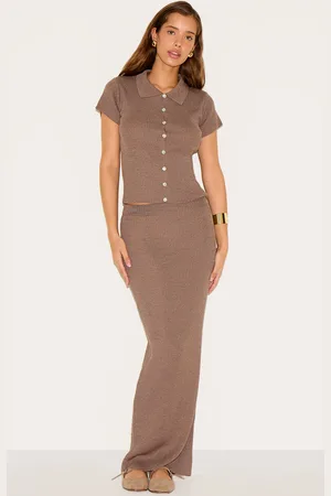 PRETTYLITTLETHING Filagree Maxi Skirt