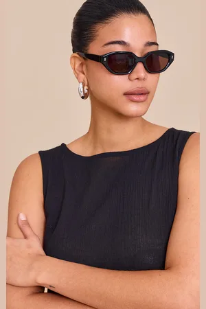 PRETTYLITTLETHING Acrylic Cat Eye Sunglasses