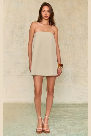 PRETTYLITTLETHING Bandeau A-line Dress