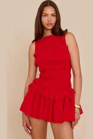PRETTYLITTLETHING Chiffon Halter Neck Mini Dress