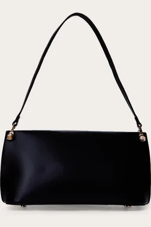 PRETTYLITTLETHING Matte Shoulder Teardrop Strap Bag