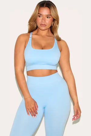 PRETTYLITTLETHING Shape Seamless Active Cupped Sports Bra