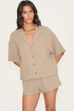 PRETTYLITTLETHING Woven Floaty Drawstring Shorts