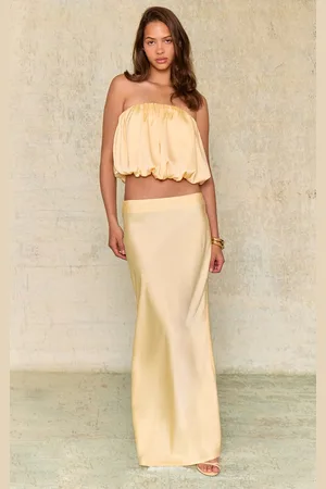 PRETTYLITTLETHING Satin Maxi Skirt