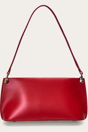 PRETTYLITTLETHING Matte Shoulder Teardrop Strap Bag