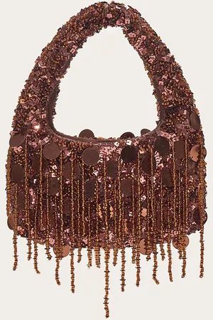 PRETTYLITTLETHING Jeweled Sequin Shoulder Bag