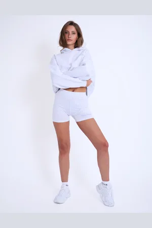Public Desire Kaiia Cycling Shorts Grey Marl & Blue
