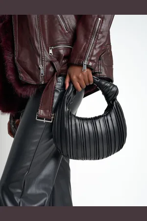 Public Desire The Emily Black Pleated Bag