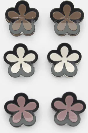 Pull&Bear Pack Of 6 Flower Hair Clips