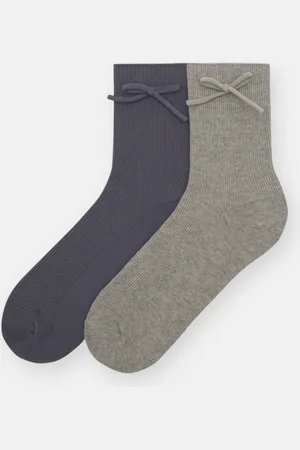 Pull&Bear Pack Of Bow Socks