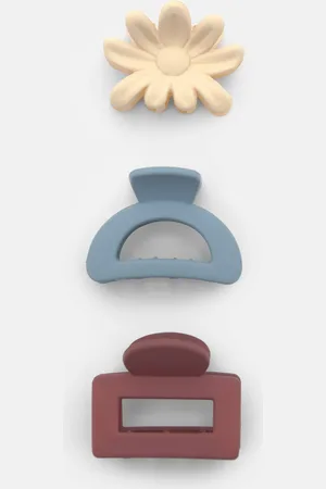 Pull&Bear Pack Of 3 Matte Hair Clips