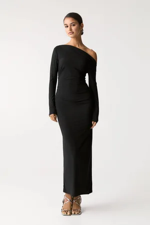 Pull&Bear Asymmetric Midi Dress