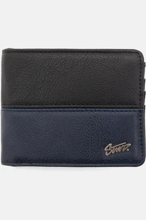 Pull&Bear Stwd Faux Leather Panelled Wallet