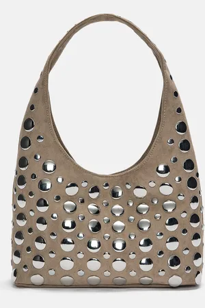 Pull&Bear Studded Shoulder Bag