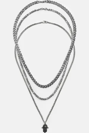 Pull&Bear Pack Of Necklaces And Pendant