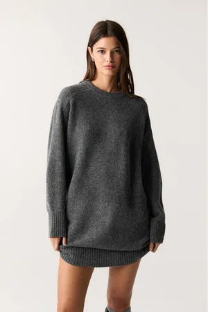 Pull&Bear Long Sleeve Knit Dress