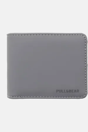 Pull&Bear Grey Rubberised Wallet