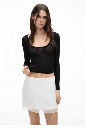 Pull&Bear Mini Skirt With Transparent Details