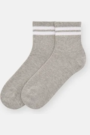 Pull&Bear Pack Of 2 Pairs Of Striped Socks