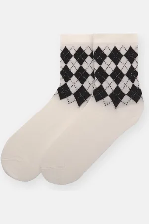 Pull&Bear Argyle Sports Socks