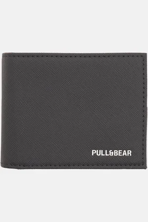 Pull&Bear Faux Leather Logo Wallet
