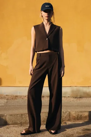 Pull&Bear Cropped Suit Waistcoat