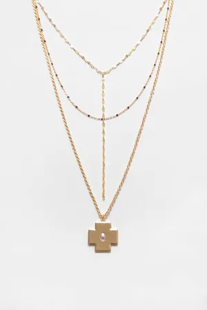 Pull&Bear 3-Pack Of Chain Necklaces