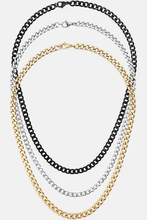 Pull&Bear Pack Of Chain Necklaces