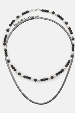 Pull&Bear Pack Of Bead Necklaces