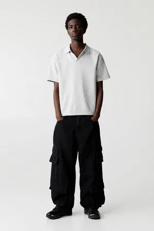 Pull&Bear Stwd Super Baggy Cargo Jeans
