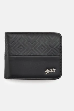 Pull&Bear Stwd Geometric Faux Leather Wallet