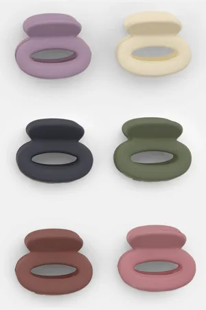 Pull&Bear Pack Of Matte Mini Hair Clips