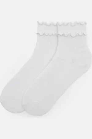 Pull&Bear Long Scalloped Socks