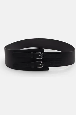 Pull&Bear Wide Faux Leather Belt