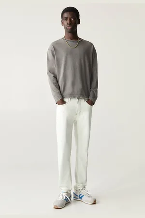 Pull&Bear Slim Fit Jeans With Seam Details