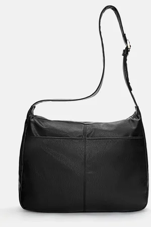Pull&Bear Faux Leather Crossed Shopper Bag