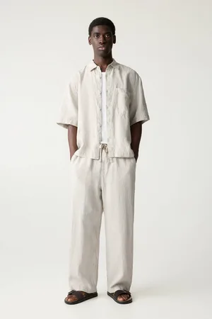 Pull&Bear 100% Linen Joggers
